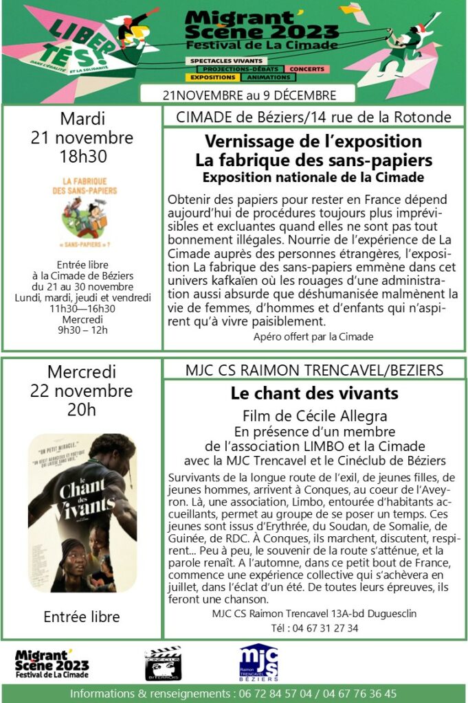 21 et 22 novmbre à Béziers